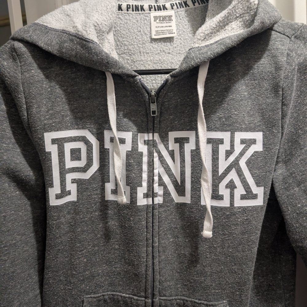 PINK Victoria's Secret Gray Hoodie